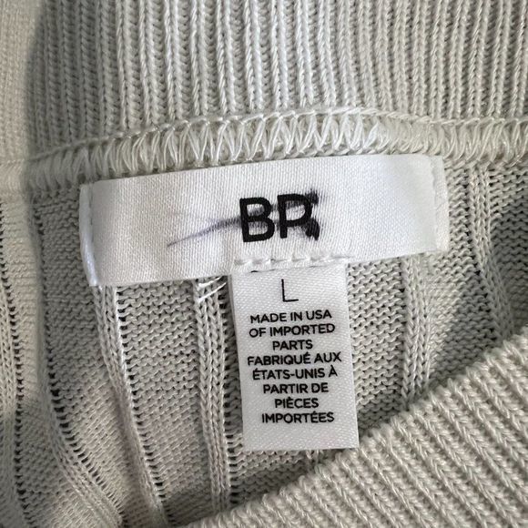 NWOT BP Reagan Rib Crop Sweater in Ivory (L)‎ - Picture 7 of 10